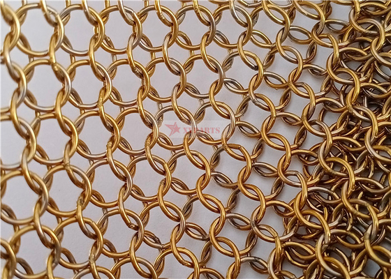 Edelstahl-Ringmaschenverschlüsse für Einkaufszentrum 0,8 x 7 mm