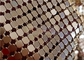 6x6mm Paillette-Metall-Mesh Fabric Aluminium For Interior-Raum-Dekoration